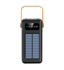 Внешний аккумулятор 70000мАч Demaco C99 Metal, PD+QC3.0 + фонарик и 2 солнечные панели (gray)