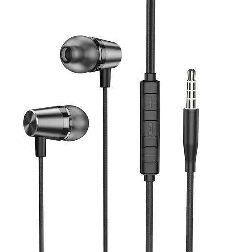 Стереогарнитура Stereo Alum Mini, черный, Deppa