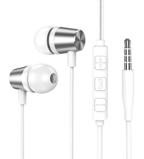 Стереогарнитура Stereo Alum Mini, серебряный, Deppa