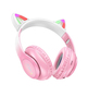 Наушники полноразмерные bluetooth HOCO W42 Cat, розовый