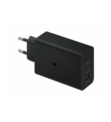 СЗУ SAMSUNG EP-T6530NBEGGB 65W PD Power adapter Trio USB-C x 2 + USB-A black